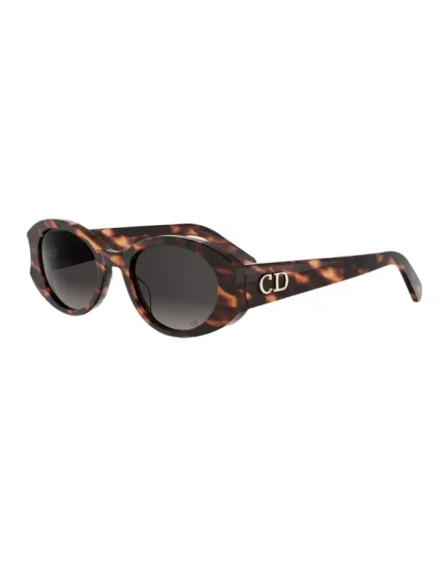 Dior Glow B3I 51mm Acetate Oval Sunglasses