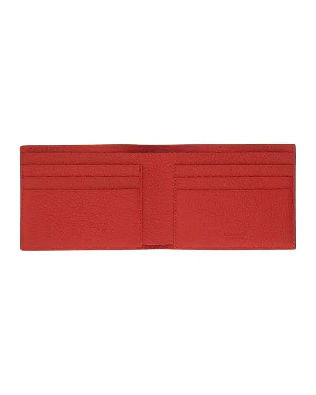 Men 's Gancini Logo Leather Bifold Wallet