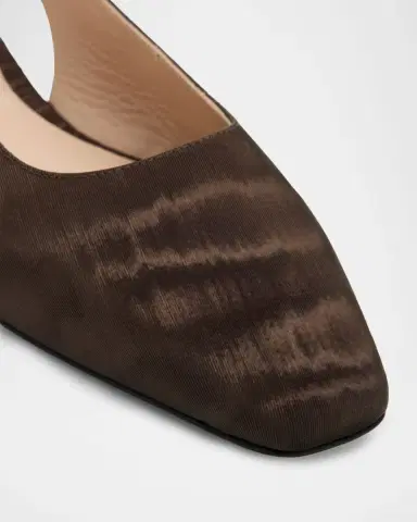 Stuart Weitzman Stassi Moire Slingback Flats | Thumbnail 4