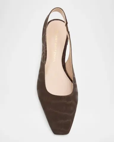 Stuart Weitzman Stassi Moire Slingback Flats | Thumbnail 5