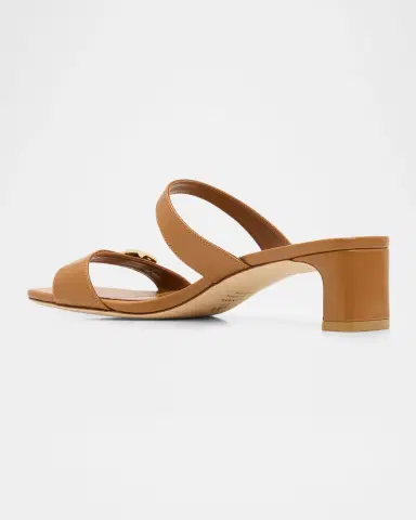 Stuart Weitzman 40mm Baby Babette Leather Slide Sandals | Thumbnail 3