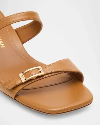 Stuart Weitzman 40mm Baby Babette Leather Slide Sandals | Thumbnail 4