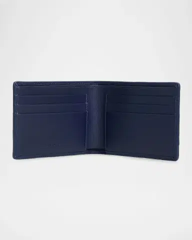 Ferragamo Men 's Gancini Woven Leather Bifold Wallet | Thumbnail 3 Ferragamo Men 's Gancini Woven Leather Bifold Wallet | Thumbnail 3