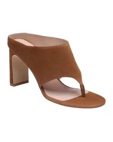 Stuart Weitzman 85mm Babette Suede Thong Sandals | Thumbnail 1 Stuart Weitzman 85mm Babette Suede Thong Sandals | Thumbnail 1