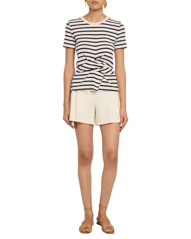 Jodi Linen-Blend Shorts