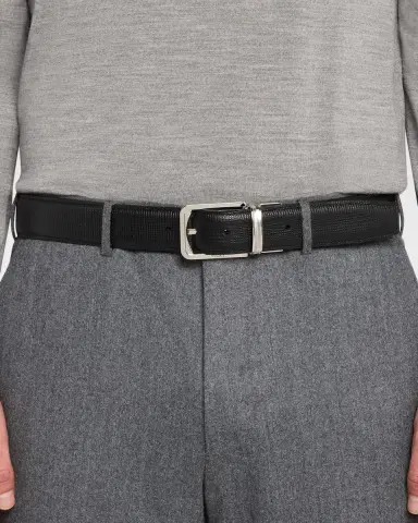 Ferragamo Men's Double Adjustable Leather Belt | Thumbnail 1 Ferragamo Men's Double Adjustable Leather Belt | Thumbnail 1