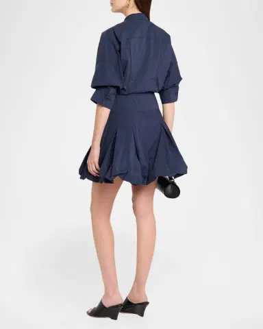 Simkhai Effie Cotton Bubble Mini Dress | Thumbnail 2 Simkhai Effie Cotton Bubble Mini Dress | Thumbnail 2