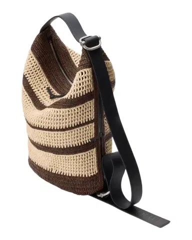 Loewe x Paula's Ibiza Men's Loop Raffia Hybrid Bucket Bag | Thumbnail 1