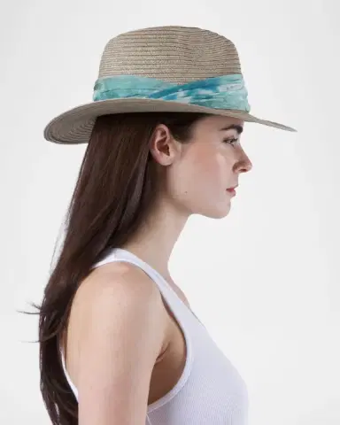 Eugenia Kim Courtney Sash Woven Packable Fedora | Thumbnail 3 Eugenia Kim Courtney Sash Woven Packable Fedora | Thumbnail 3