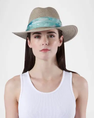 Eugenia Kim Courtney Sash Woven Packable Fedora | Thumbnail 5 Eugenia Kim Courtney Sash Woven Packable Fedora | Thumbnail 5