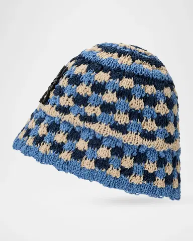 Loewe x Paula's Ibiza Men's Anagram Knit Bucket Hat | Thumbnail 2 Loewe x Paula's Ibiza Men's Anagram Knit Bucket Hat | Thumbnail 2