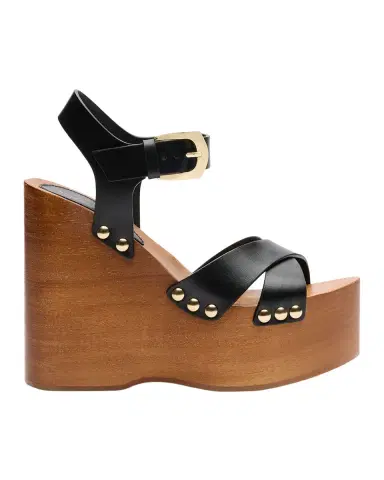 Stuart Weitzman 135mm Kate Leather Clog Sandals | Thumbnail 2 Stuart Weitzman 135mm Kate Leather Clog Sandals | Thumbnail 2