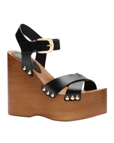 Stuart Weitzman 135mm Kate Leather Clog Sandals | Thumbnail 1 Stuart Weitzman 135mm Kate Leather Clog Sandals | Thumbnail 1