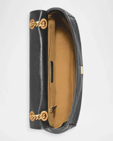 Tory Burch Charlie Medium Quilted Leather Shoulder Bag | Thumbnail 3