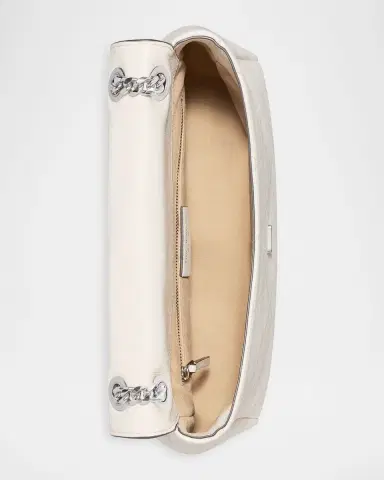 Tory Burch Charlie Medium Quilted Leather Shoulder Bag | Thumbnail 3