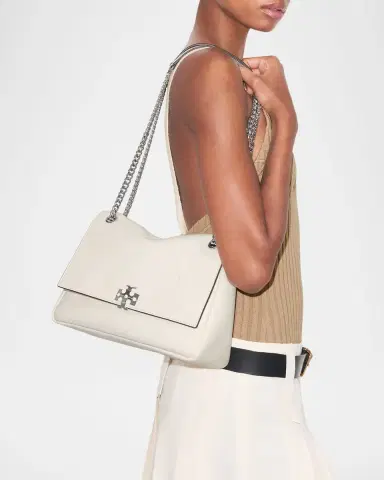 Tory Burch Charlie Medium Quilted Leather Shoulder Bag | Thumbnail 4