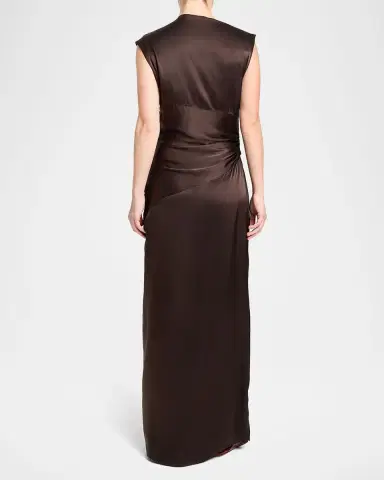 TWP On the Side Silk Maxi Dress | Thumbnail 2 TWP On the Side Silk Maxi Dress | Thumbnail 2