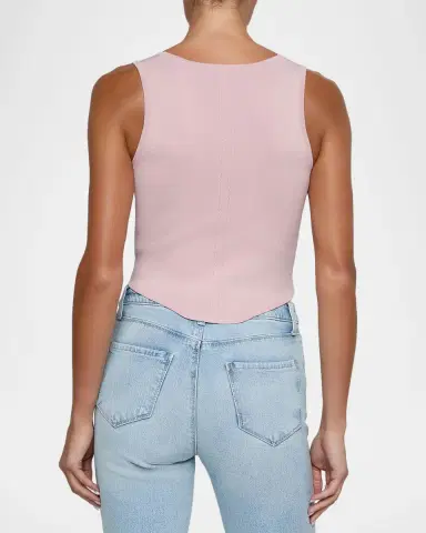 L'Agence Dove Scoop-Neck Knit Corset | Thumbnail 2 L'Agence Dove Scoop-Neck Knit Corset | Thumbnail 2