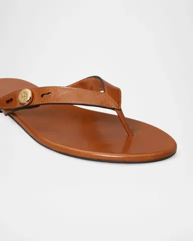 Tory Burch Romy Leather Thong Sandals | Thumbnail 2 Tory Burch Romy Leather Thong Sandals | Thumbnail 2