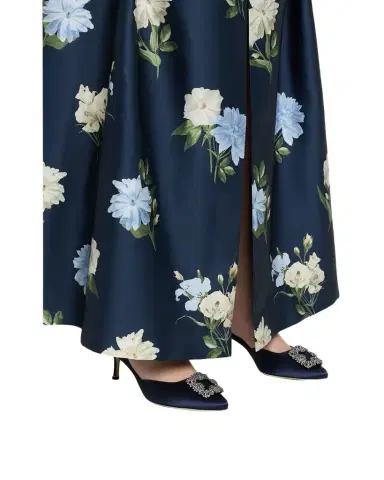 Manolo Blahnik 50mm Hangisli Satin Slingback Pumps | Thumbnail 1