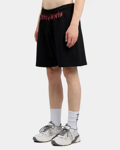 Palm Angels en's Waist-Logo Cotton Drawstring Sweatshorts | Thumbnail 5