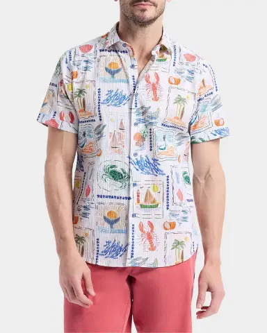 Robert Graham Men's Isla Vista Short-Sleeve Shirt | Thumbnail 2