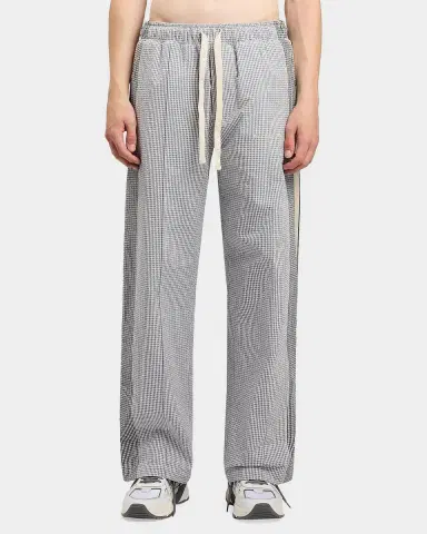 Palm Angels Men's Classic Logo Gingham Seersucker Track Pants | Thumbnail 3