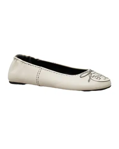 Tory Burch Reva Travel Leather Ballerina Flats | Thumbnail 1 Tory Burch Reva Travel Leather Ballerina Flats | Thumbnail 1