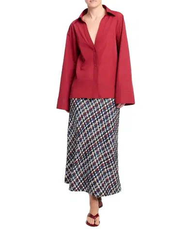 TWP Deep V Relaxed Shirt | Thumbnail 1 TWP Deep V Relaxed Shirt | Thumbnail 1