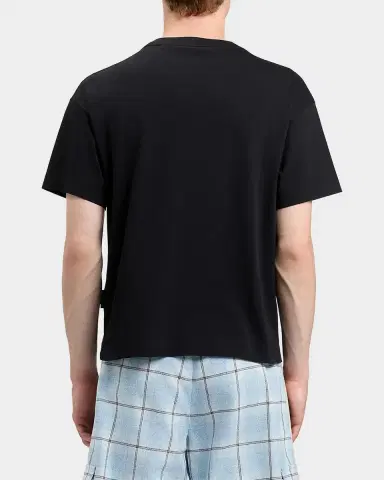 Palm Angels Men's Neck-Logo Crewneck T-Shirt | Thumbnail 2