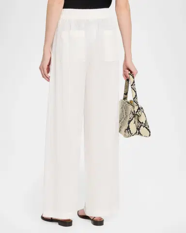 Vince Mid-Rise Cotton Drawstring Pants | Thumbnail 2 Vince Mid-Rise Cotton Drawstring Pants | Thumbnail 2