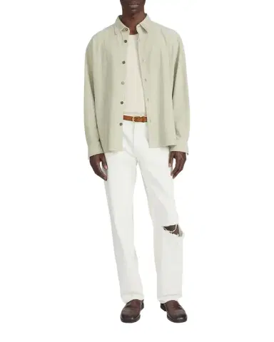 Frame Men's Suede Button-Down Shirt | Thumbnail 1