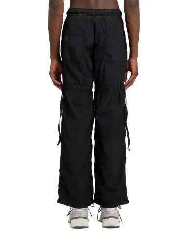 Palm Angels Men's Curved Logo Drawstring Cargo Pants | Thumbnail 1