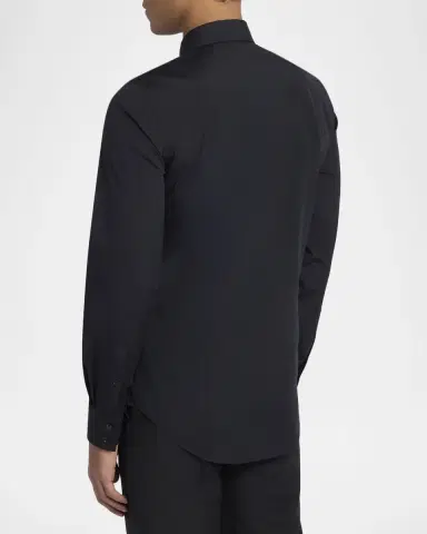 McQueen Men's Cotton Beaded-Harness Sport Shirt | Thumbnail 2
