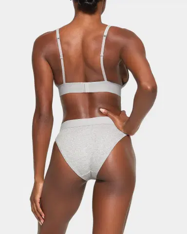 Skims Cotton Rib Plunge Bralette | Thumbnail 2 Skims Cotton Rib Plunge Bralette | Thumbnail 2