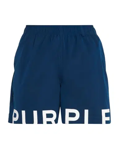 PURPLE Men's All Round Logo Pull-On Shorts | Thumbnail 1