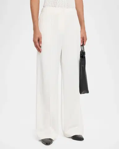 Elie Tahari The Lowen Straight-Leg Pintuck Pants | Thumbnail 3 Elie Tahari The Lowen Straight-Leg Pintuck Pants | Thumbnail 3
