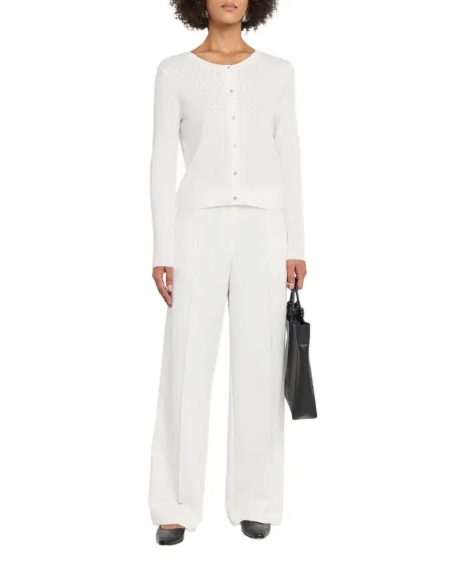 The Steele Pointelle-Knit Cardigan