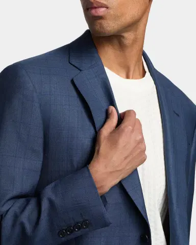 Emporio Armani Check Wool-Silk Suit | Thumbnail 4 Emporio Armani Check Wool-Silk Suit | Thumbnail 4