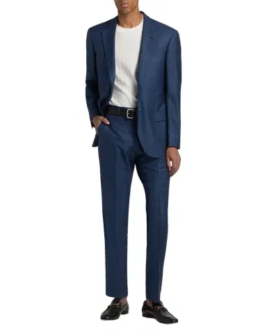 Emporio Armani Check Wool-Silk Suit | Thumbnail 1 Emporio Armani Check Wool-Silk Suit | Thumbnail 1