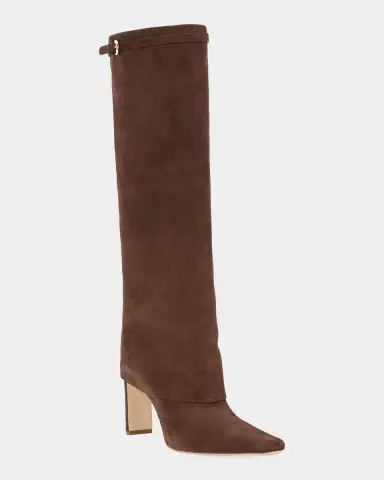 Staud Wally 90MM Suede Foldover Boots | Thumbnail 4 Staud Wally 90MM Suede Foldover Boots | Thumbnail 4