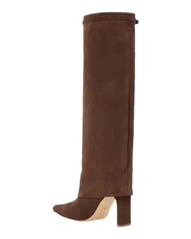 Staud Wally 90MM Suede Foldover Boots | Thumbnail 1 Staud Wally 90MM Suede Foldover Boots | Thumbnail 1