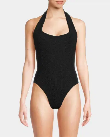 Hunza G Sandy Open-Back One-Piece Swimsuit | Thumbnail 3