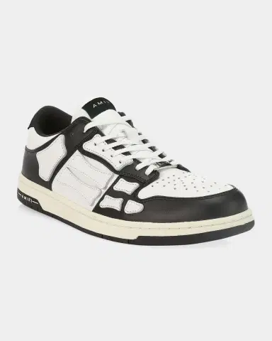 AMIRI Men's Skel Low-Top Leather Sneakers | Thumbnail 4 AMIRI Men's Skel Low-Top Leather Sneakers | Thumbnail 4