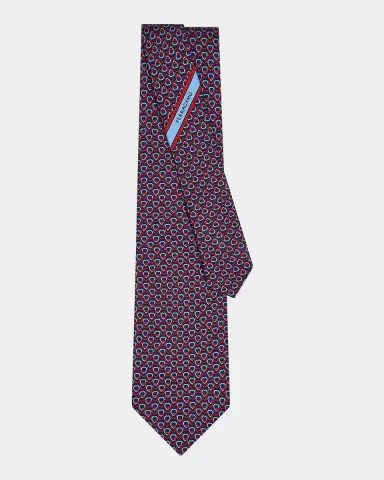 Ferragamo Gancio Heart Silk Tie | Thumbnail 2