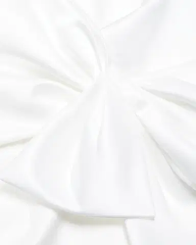 Amsale Duchess Satin Bow-Back Midi Dress | Thumbnail 5