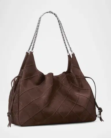 Tory Burch Fleming Large Suede Tote Bag | Thumbnail 2