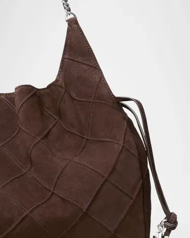 Tory Burch Fleming Large Suede Tote Bag | Thumbnail 4