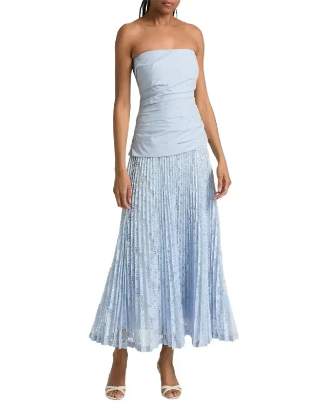 Annalise Cotton Lace Midi Dress