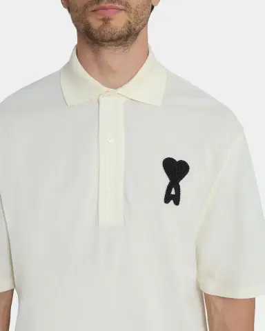 Ami Paris Ami de Coeur Relaxed Polo Shirt | Thumbnail 4